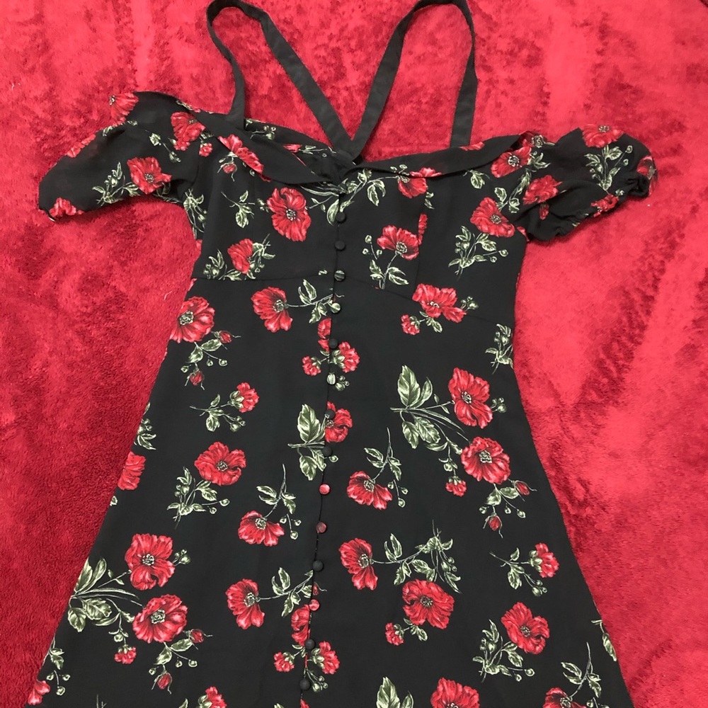 Floral Dress (off the shoulder)
